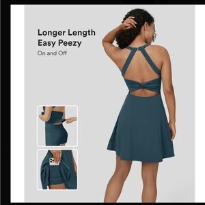 Halara Easy Peezy Longer Length Dress sz L